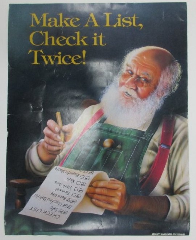 Santa Security Awareness Poster | International Spy Museum