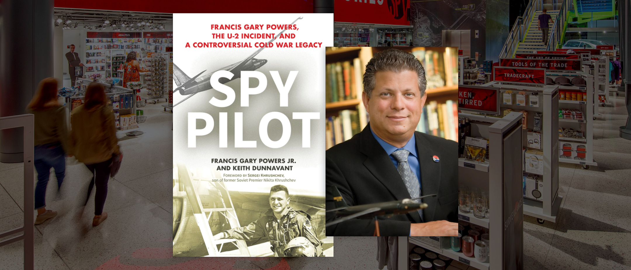 InStore Book Signing Event Spy Pilot International Spy Museum